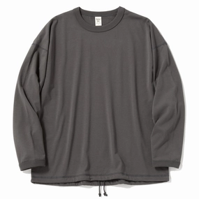 Jackman Grace Himo L/S T-Shirt Gunmetal henley shirts online