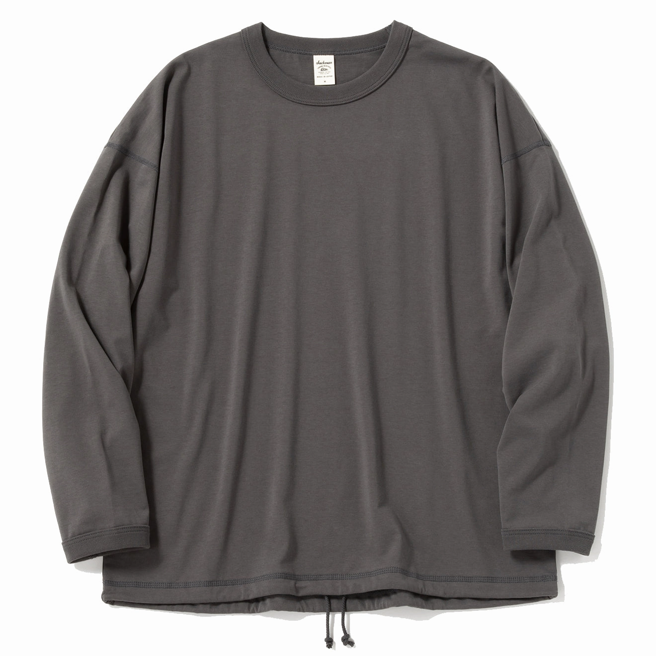 Jackman Grace Himo L/S T-Shirt Gunmetal henley shirts online