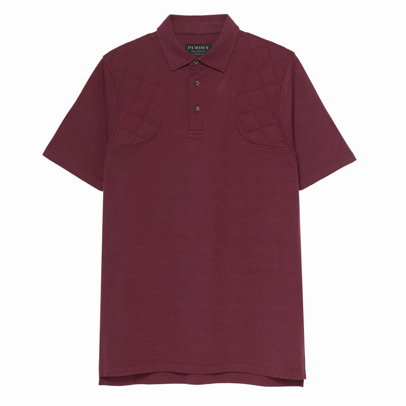James Purdey Padded Sporting Polo Shirt Audley Red mens t-shirts outlet