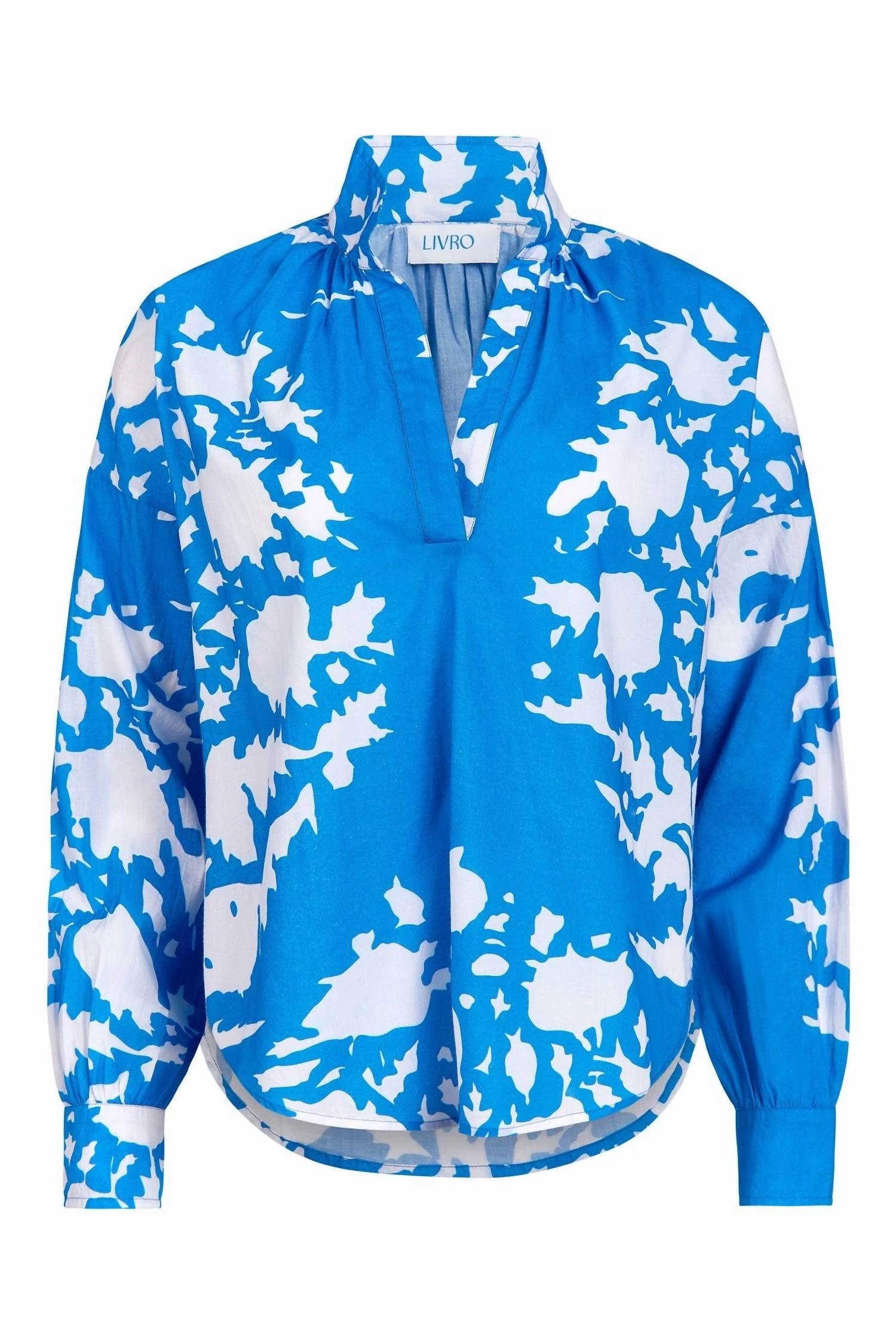 Jane Top In Blue/white