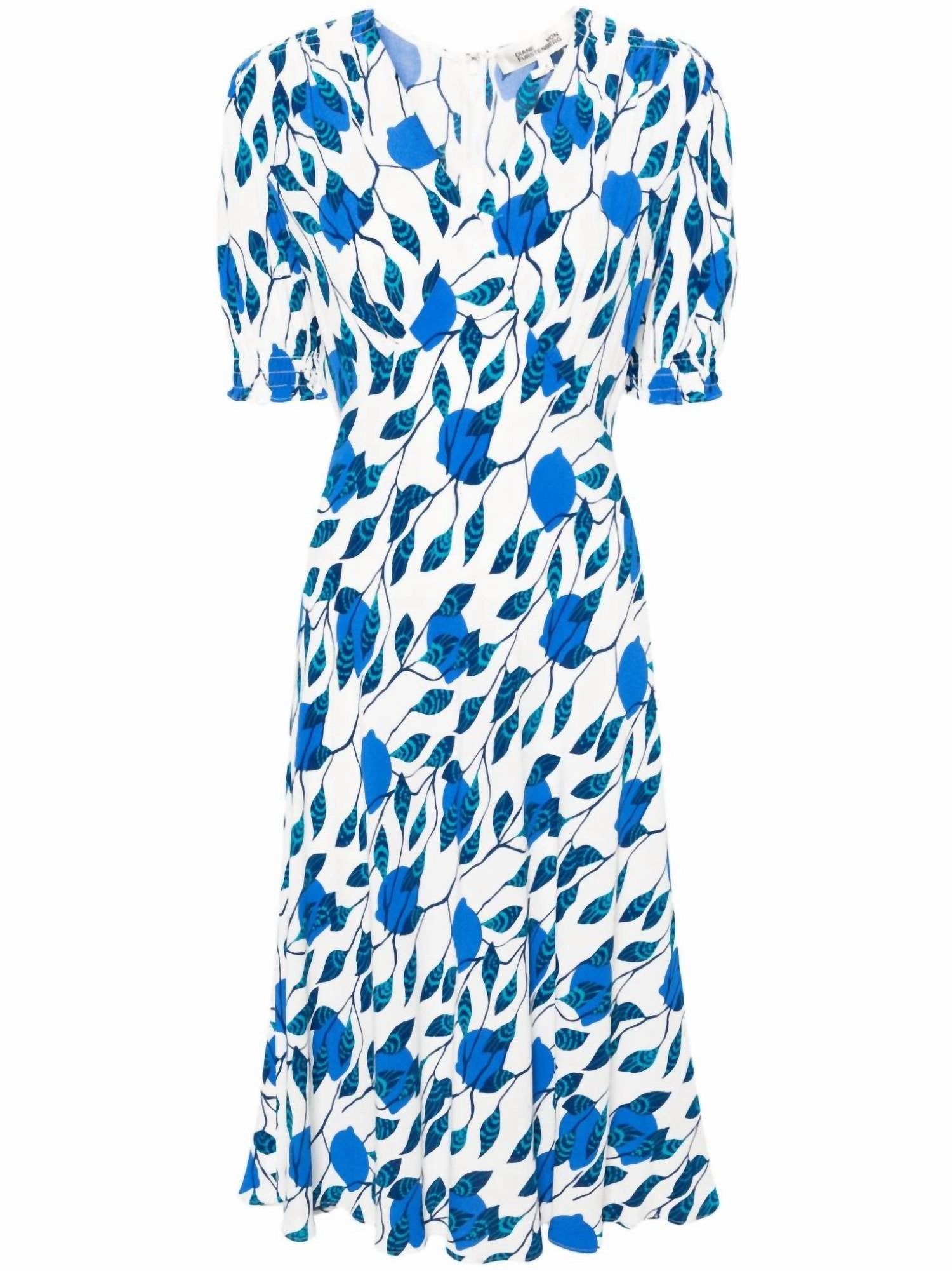 Jemma Dress In Lantern Leaves