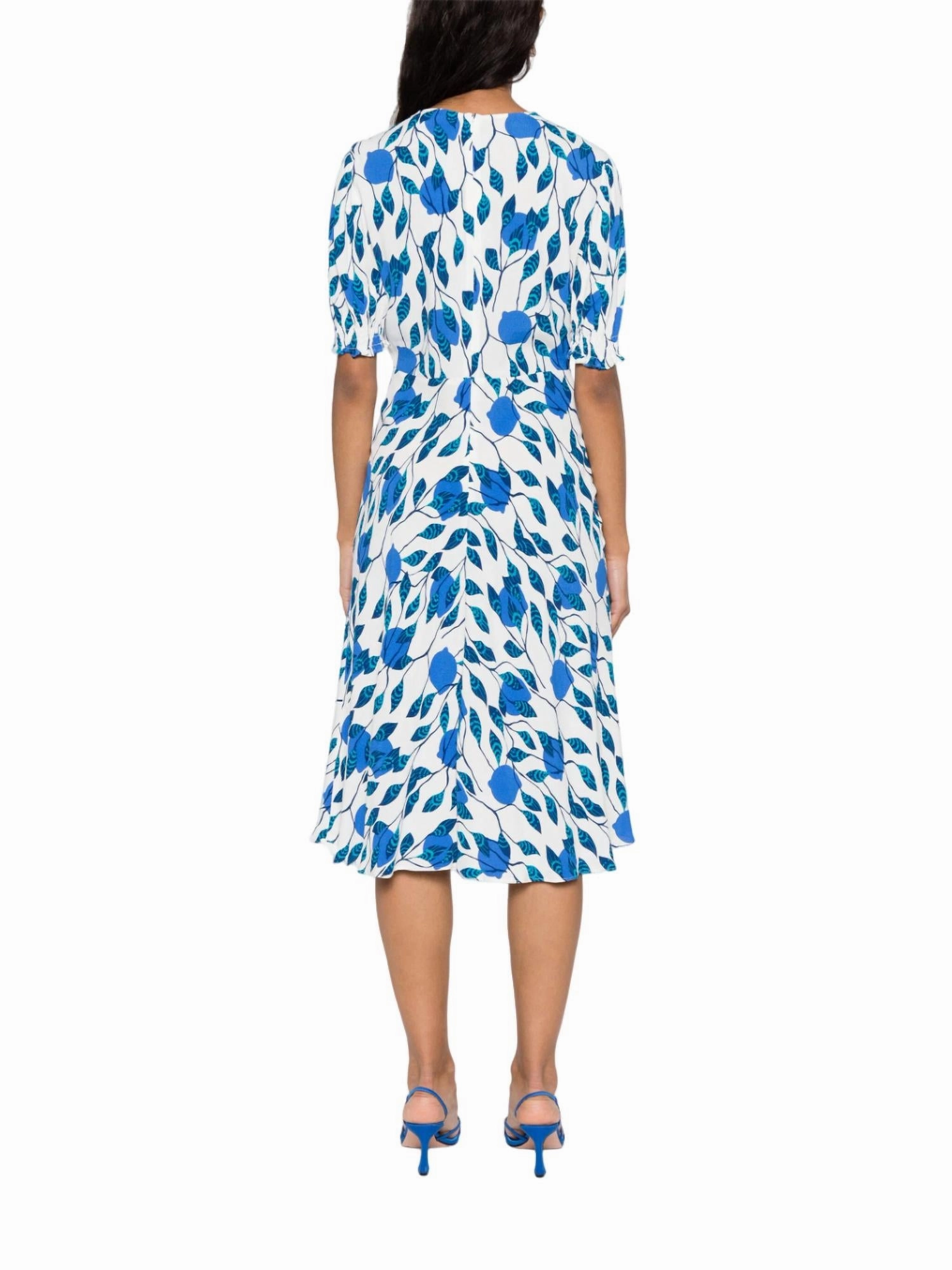 Jemma Dress In Lantern Leaves