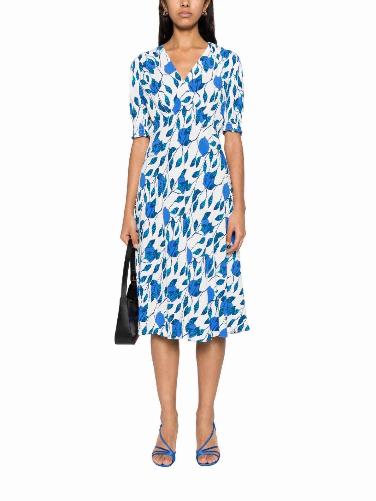 Jemma Dress In Lantern Leaves