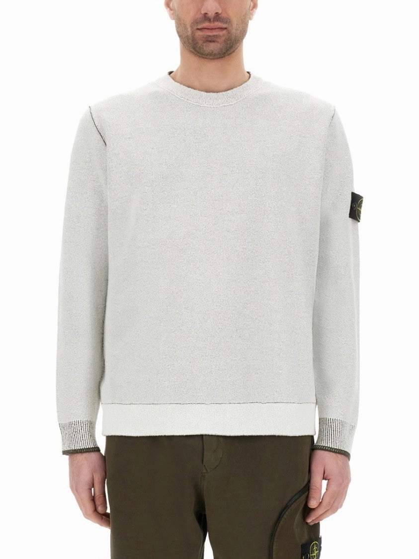 Jersey With Logo Patch cashmere sweaters sale