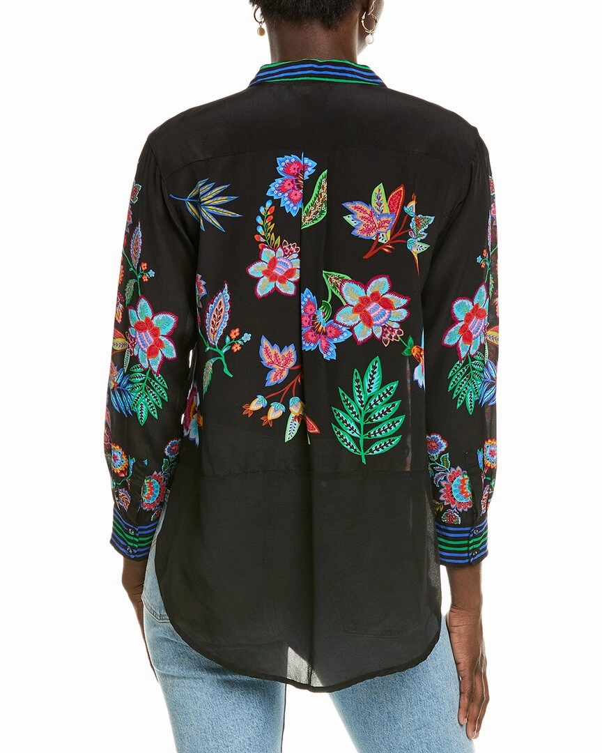 Johnny Was Pujha Silk Tunic