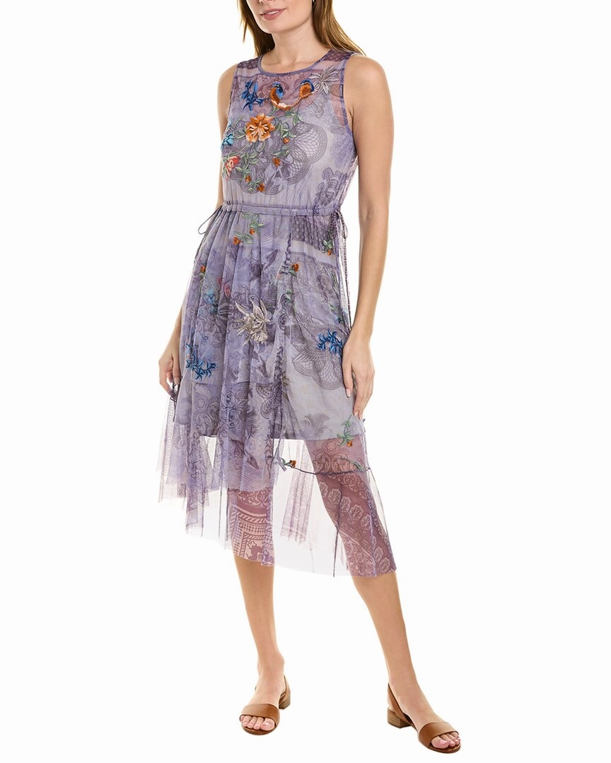 Johnny Was Silvana Mesh Dress