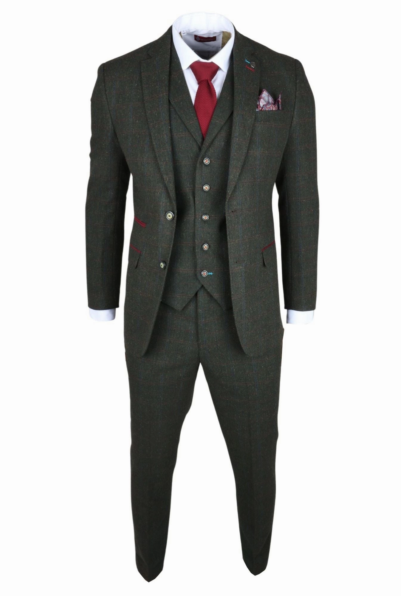 Joshua 3 Piece Tweed Suit