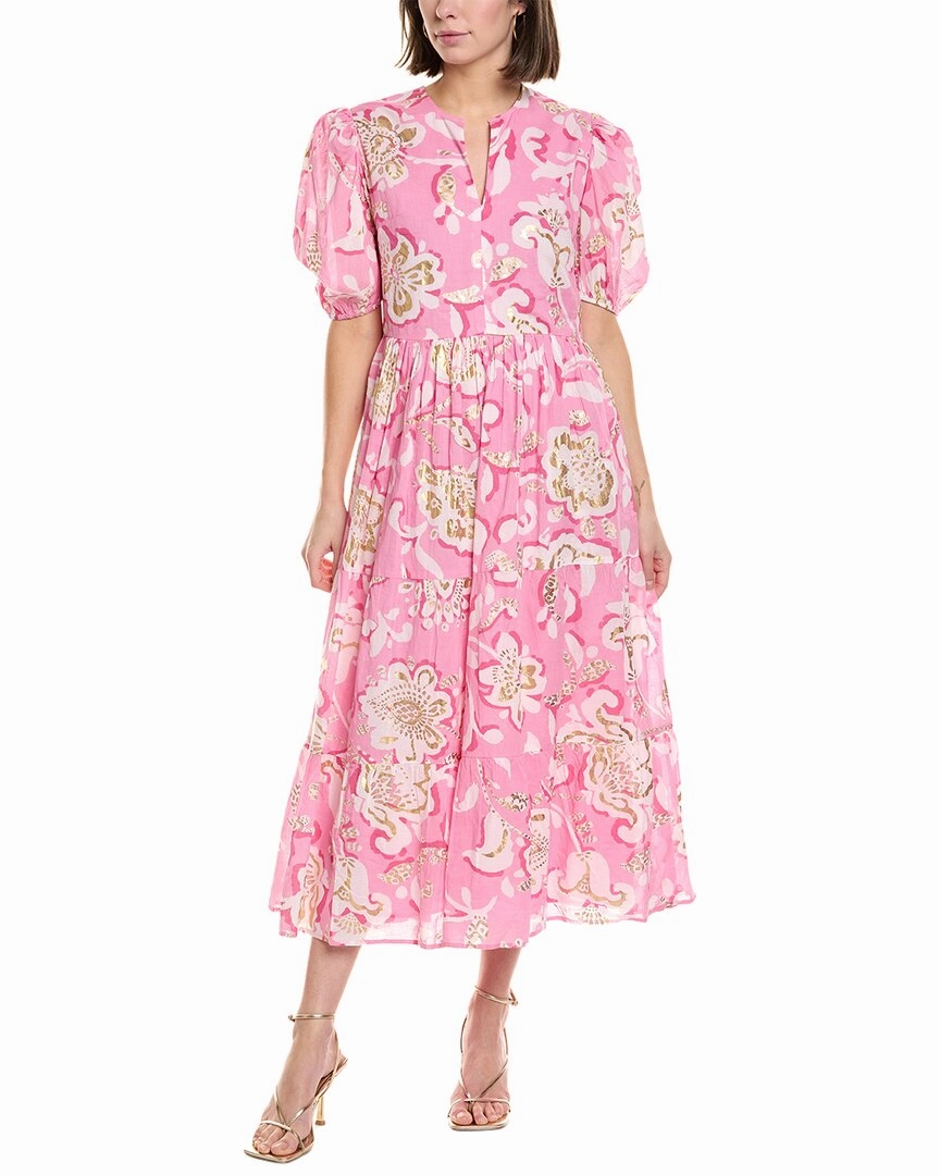 Jude Connally Jordana Cotton Voile Tiered Maxi Dress