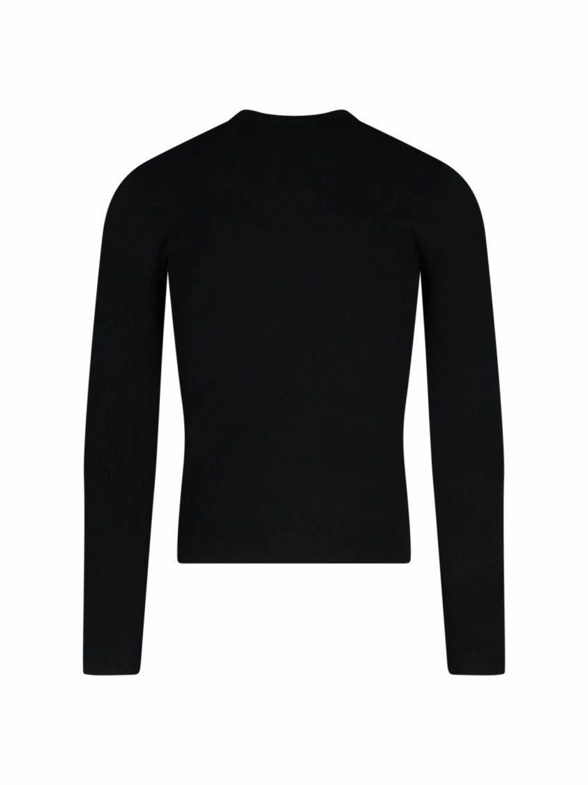 K-Zackary" Knit Top - Black