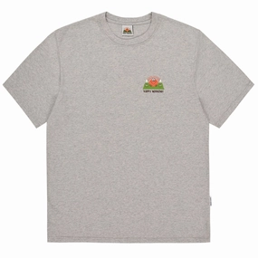 Kappy Kappy Morning Half T-Shirt Toru Fukuda Edition Melange Gray henley shirts online