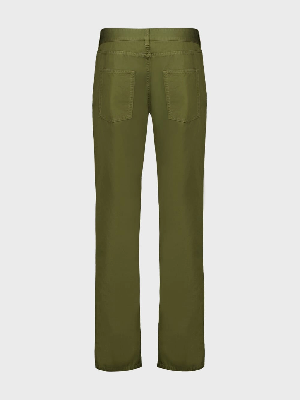 Khaki Green Relaxed Slim Pants