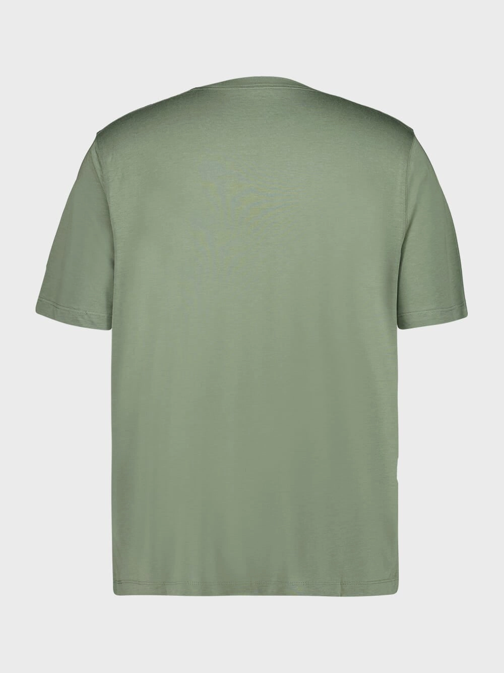 Khaki Green T-Shirt with Round Neck