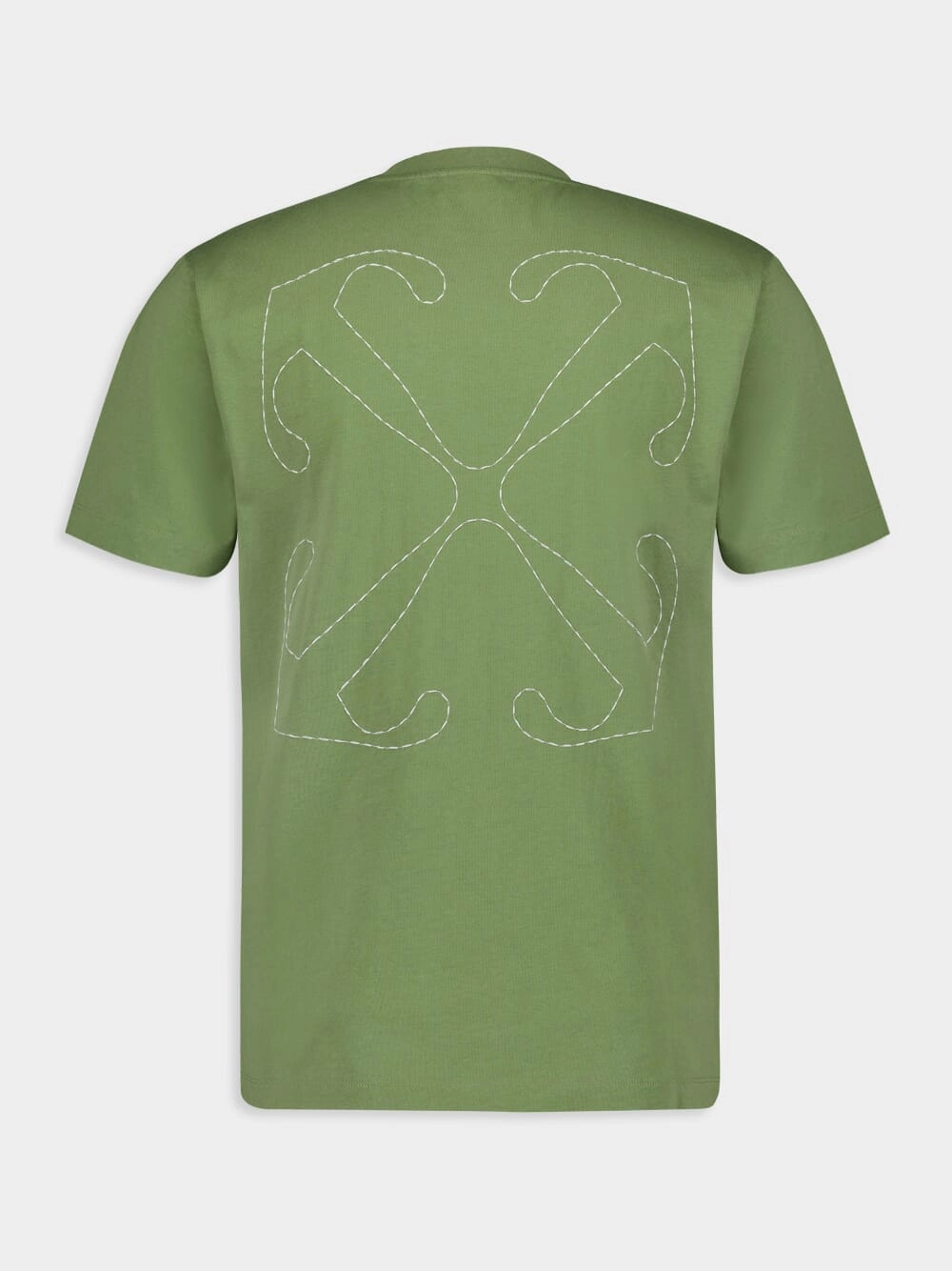 Khaki Stitch Arrow Slim T-Shirt