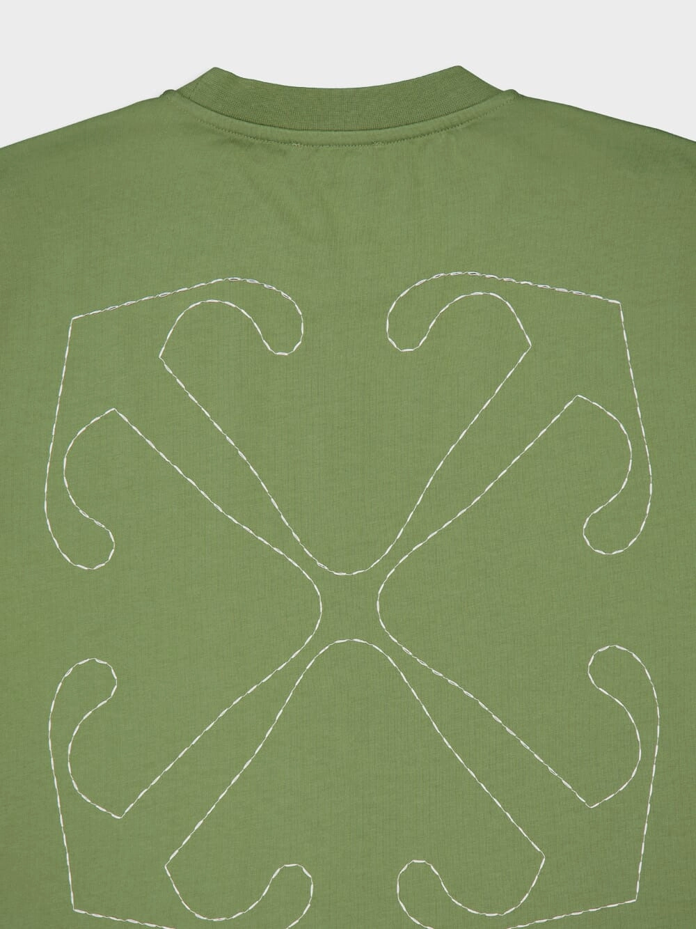 Khaki Stitch Arrow Slim T-Shirt