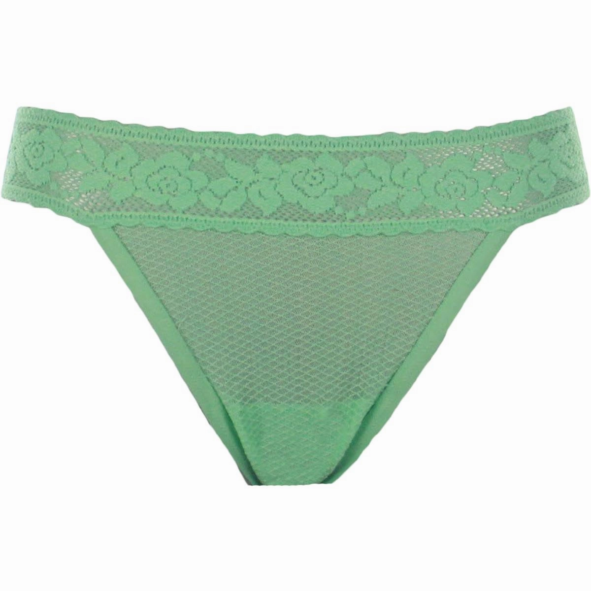 Kitty Soft Womens Lace Trim Sexy Thong Panty