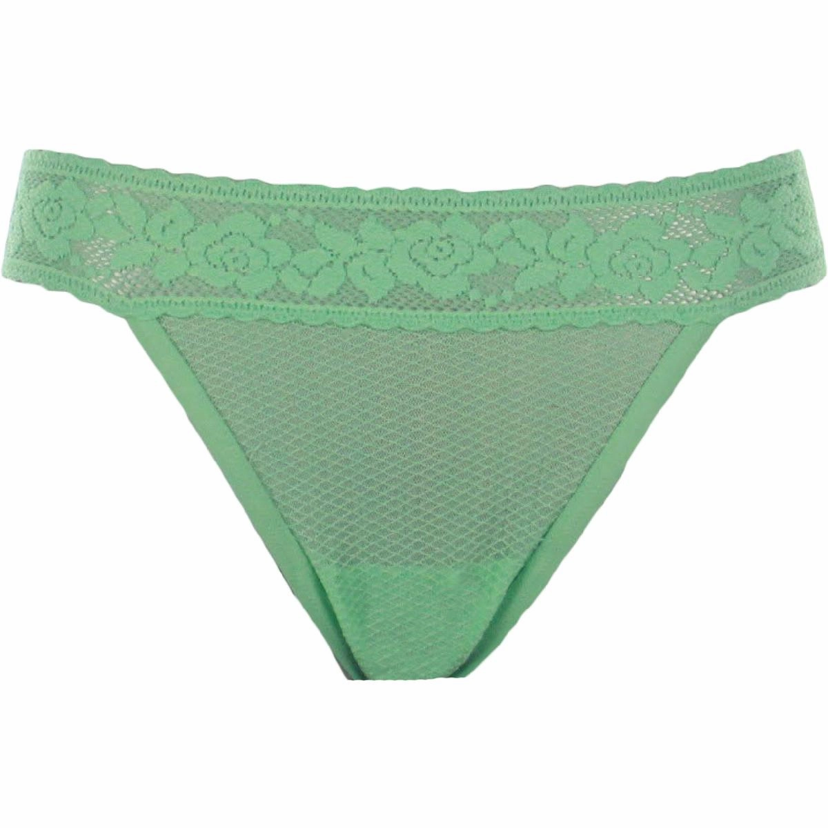 Kitty Soft Womens Lace Trim Sexy Thong Panty