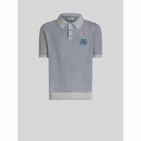 KNITTED POLO SHIRT WITH LOGO winter sweaters outlet
