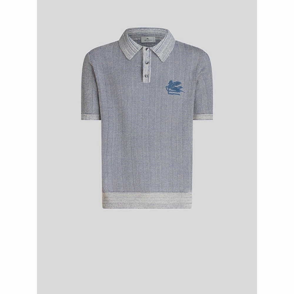 KNITTED POLO SHIRT WITH LOGO winter sweaters outlet