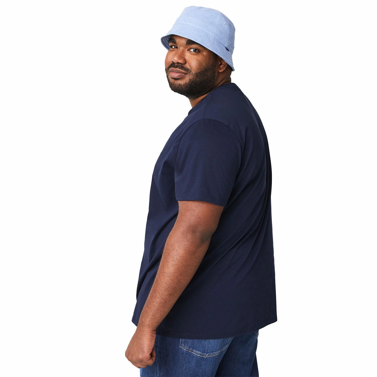 Lacoste Crew Neck Pima Cotton T-Shirt Navy Blue