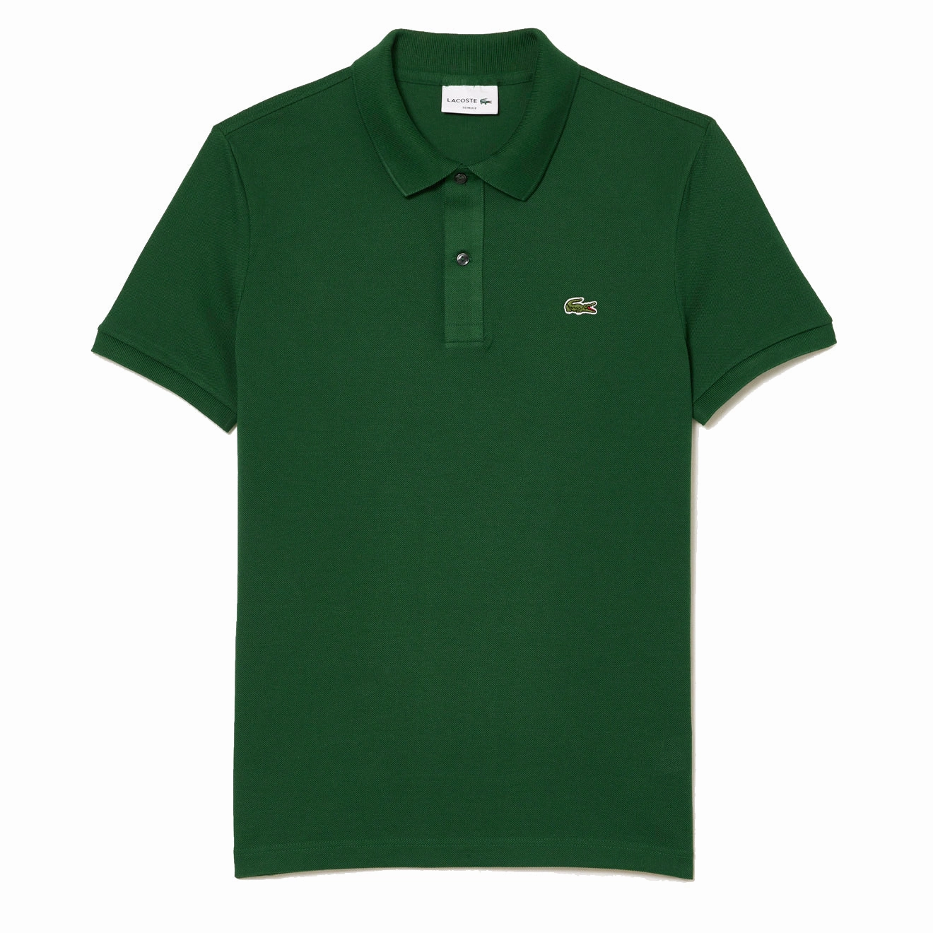 Lacoste Original L.12.12 Petit Piqu Cotton Polo Shirt Pine Green mens t-shirts outlet