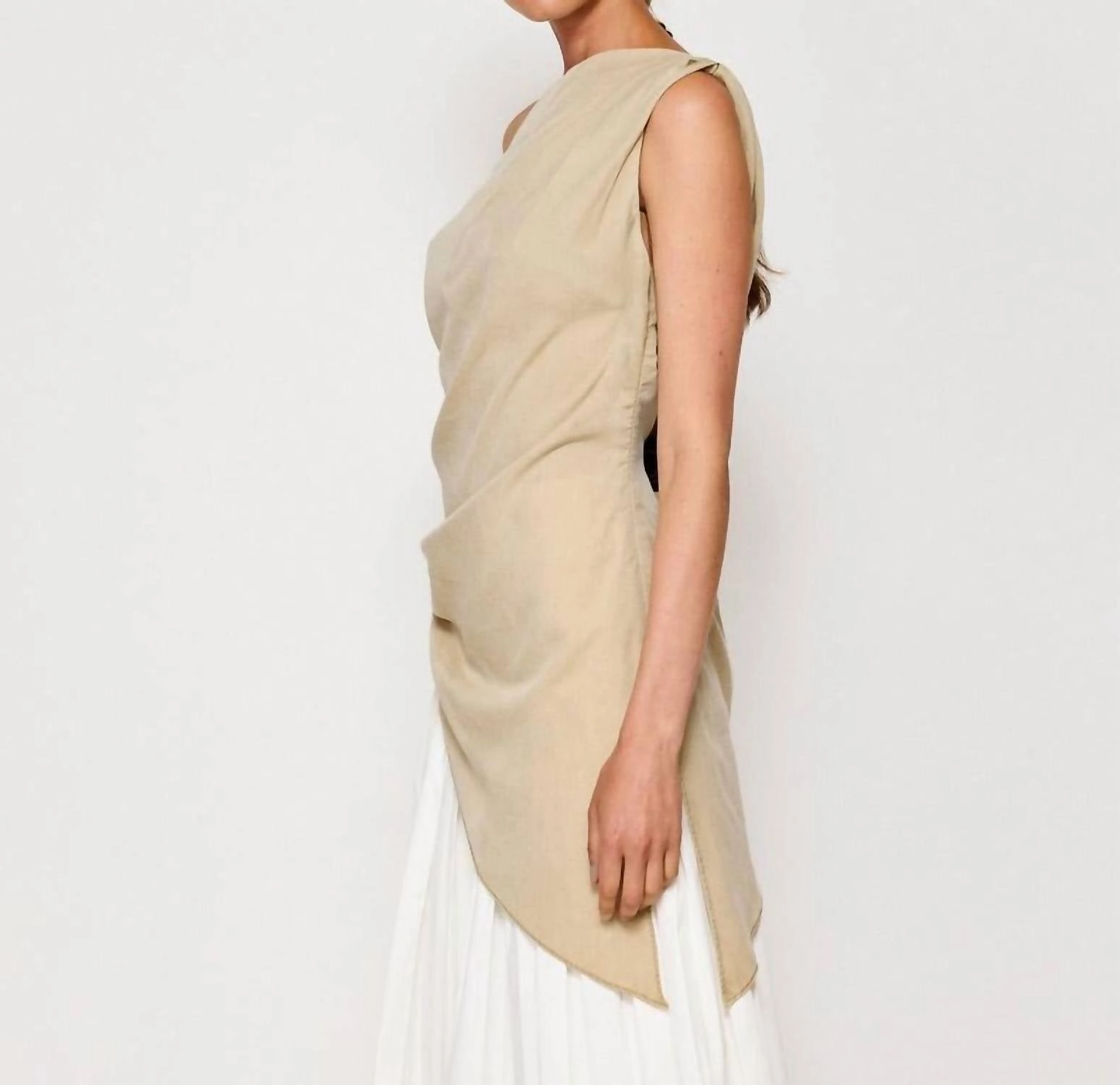 Laia Top Dress In Beige