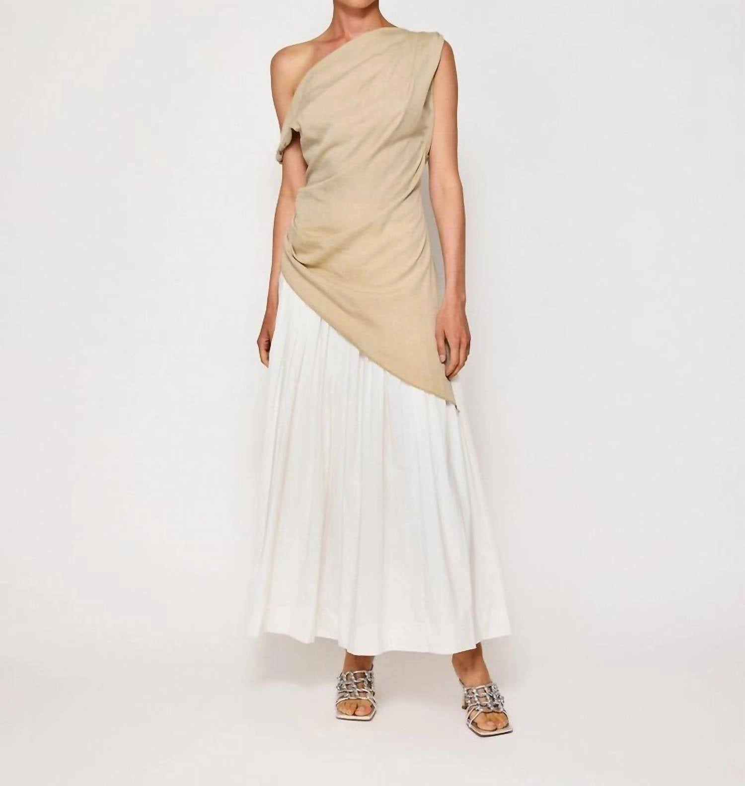 Laia Top Dress In Beige