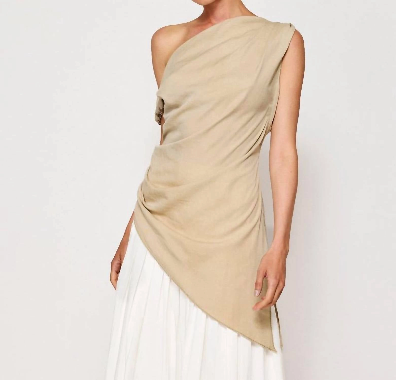 Laia Top Dress In Beige