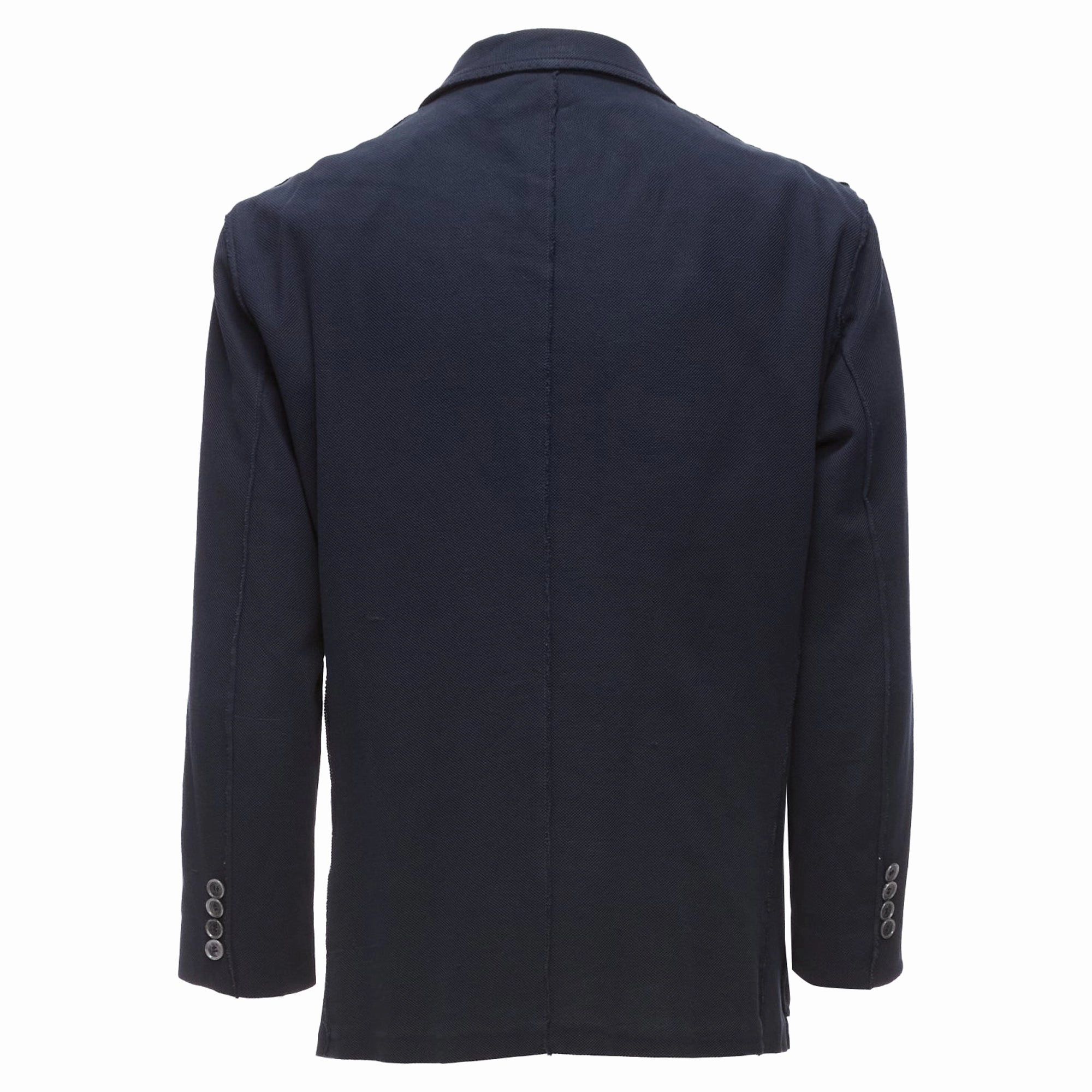 Lanvin Waffle Cotton Inside Out Seams Blazer Jacket
