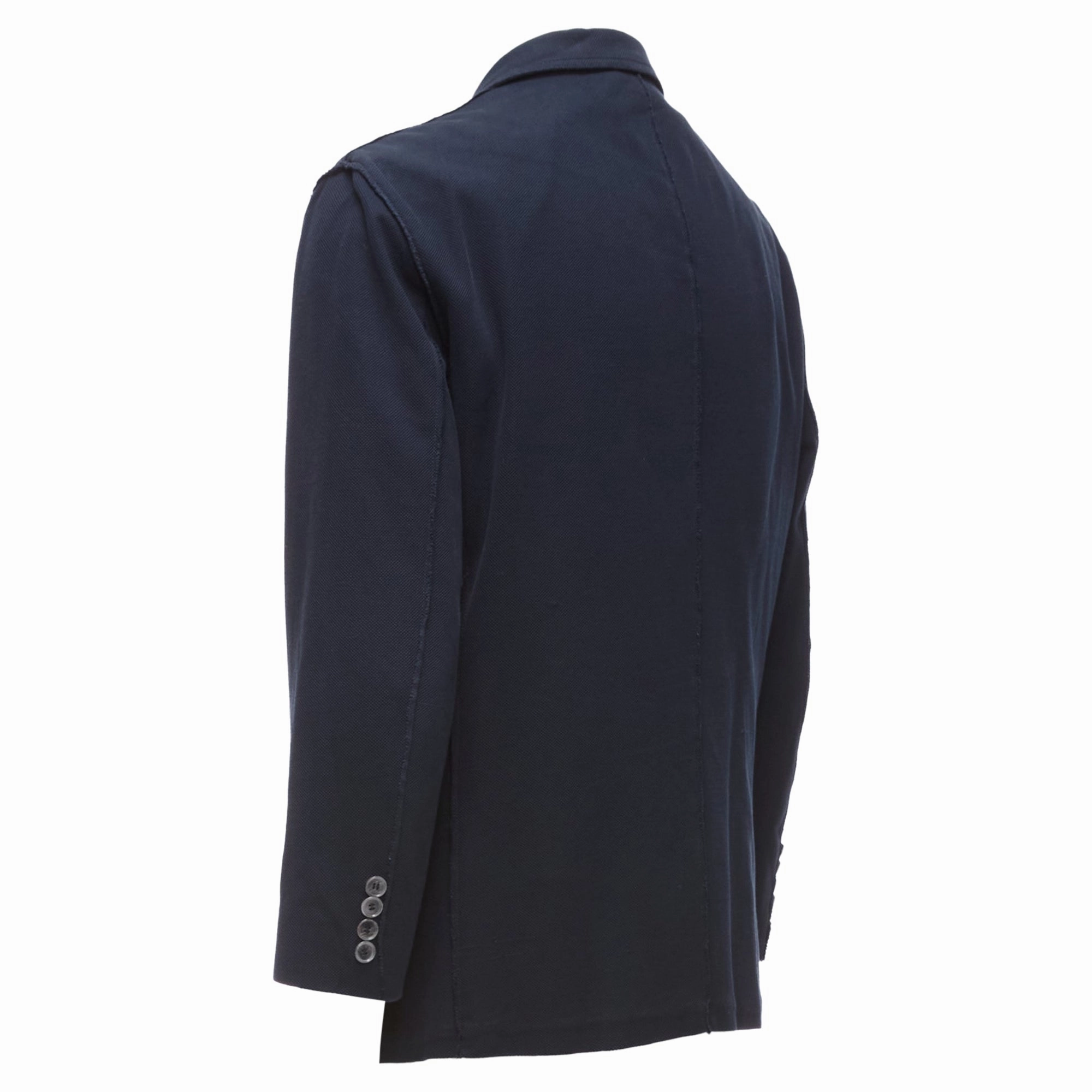 Lanvin Waffle Cotton Inside Out Seams Blazer Jacket