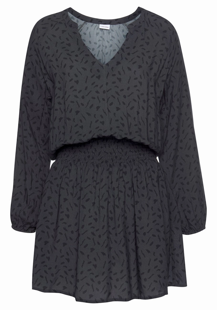 LASCANA Women's Animal Print Dress