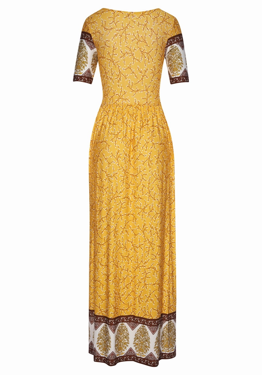 LASCANA Women's Scoop Neck Maxi Dress