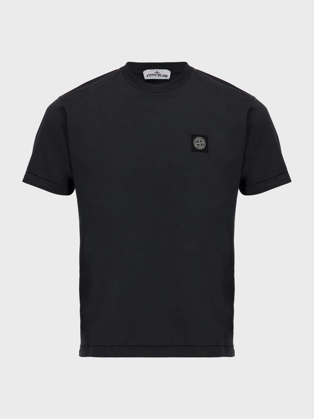 Lead Grey Slim Fit Short Sleeve T-Shirt Tops Mens - flannel shirts