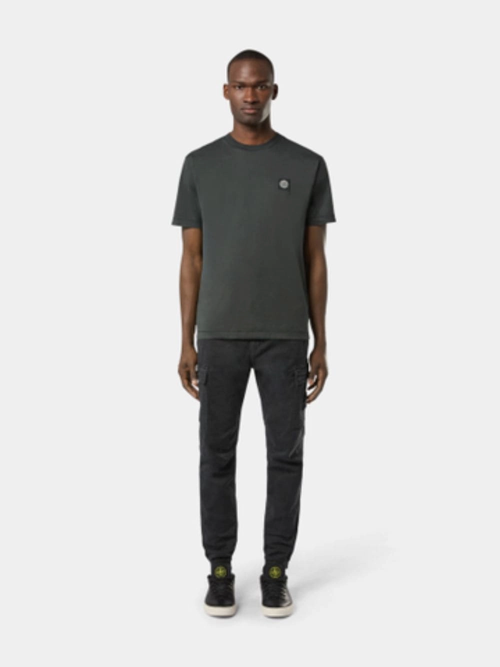 Lead Grey Slim Fit Short Sleeve T-Shirt