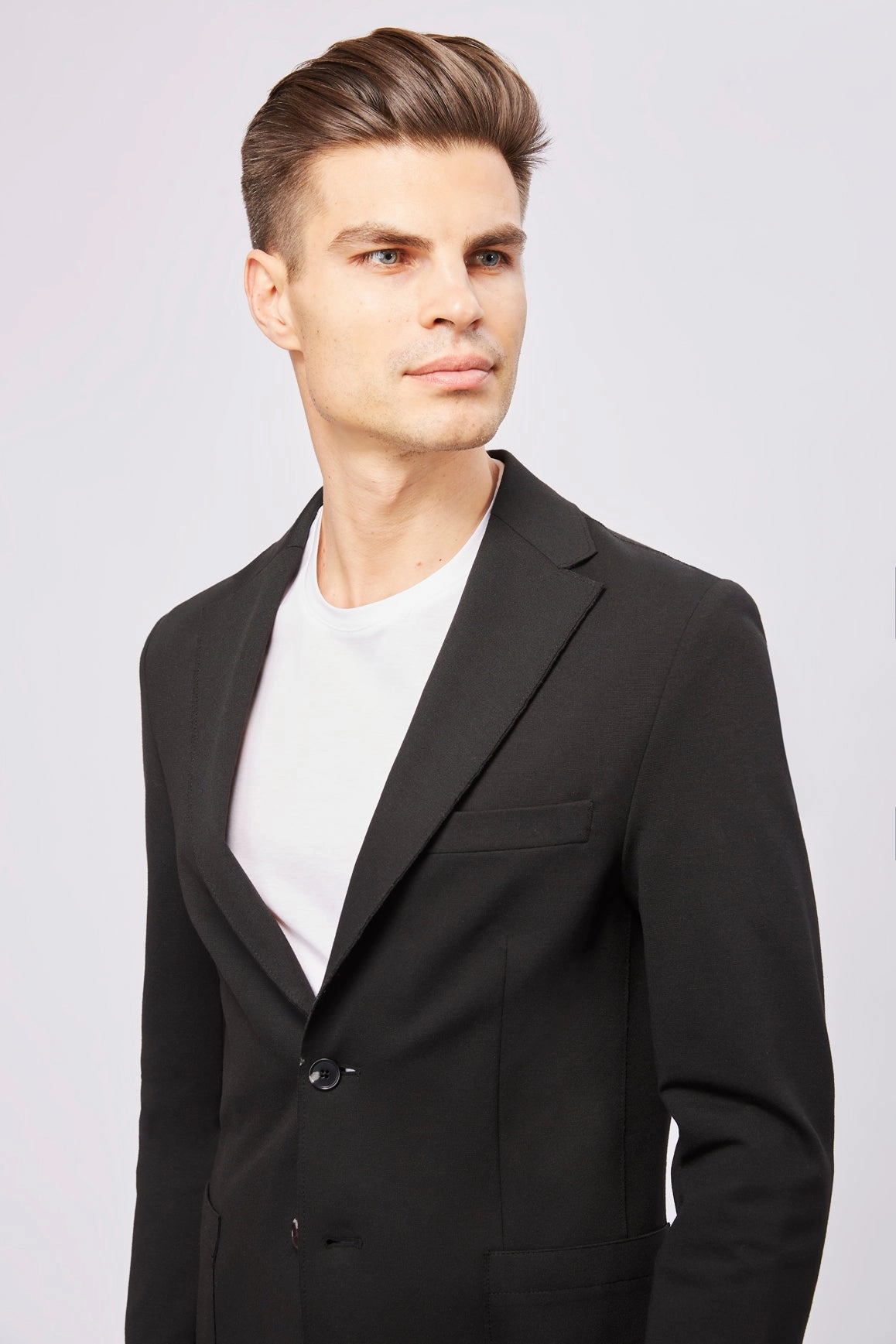 Leo Black Knit Sportcoat