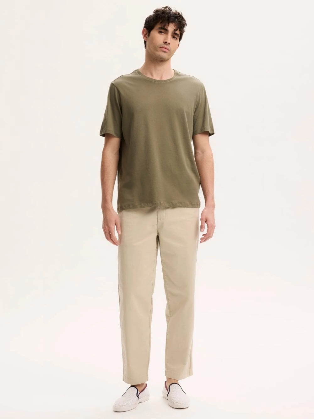 Lichen Green Julien Organic Cotton T-Shirt