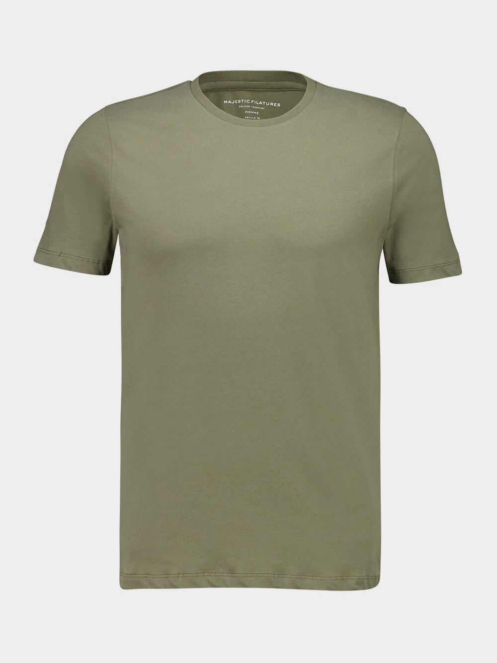 Lichen Green Julien Organic Cotton T-Shirt Tops Mens - flannel shirts