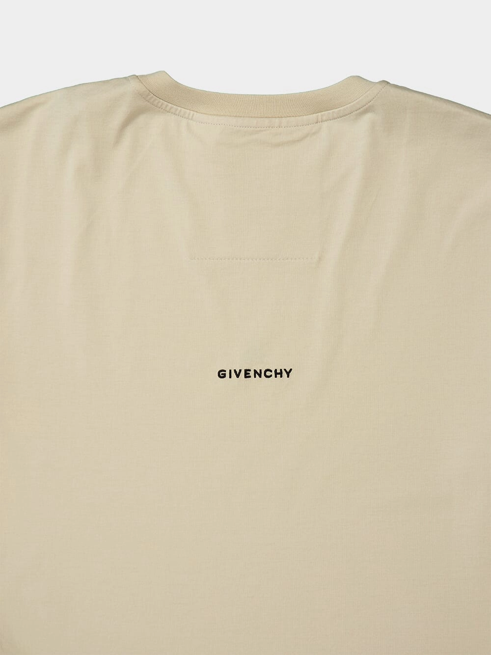 Light Beige Slim Fit 4G Embroidered T-Shirt
