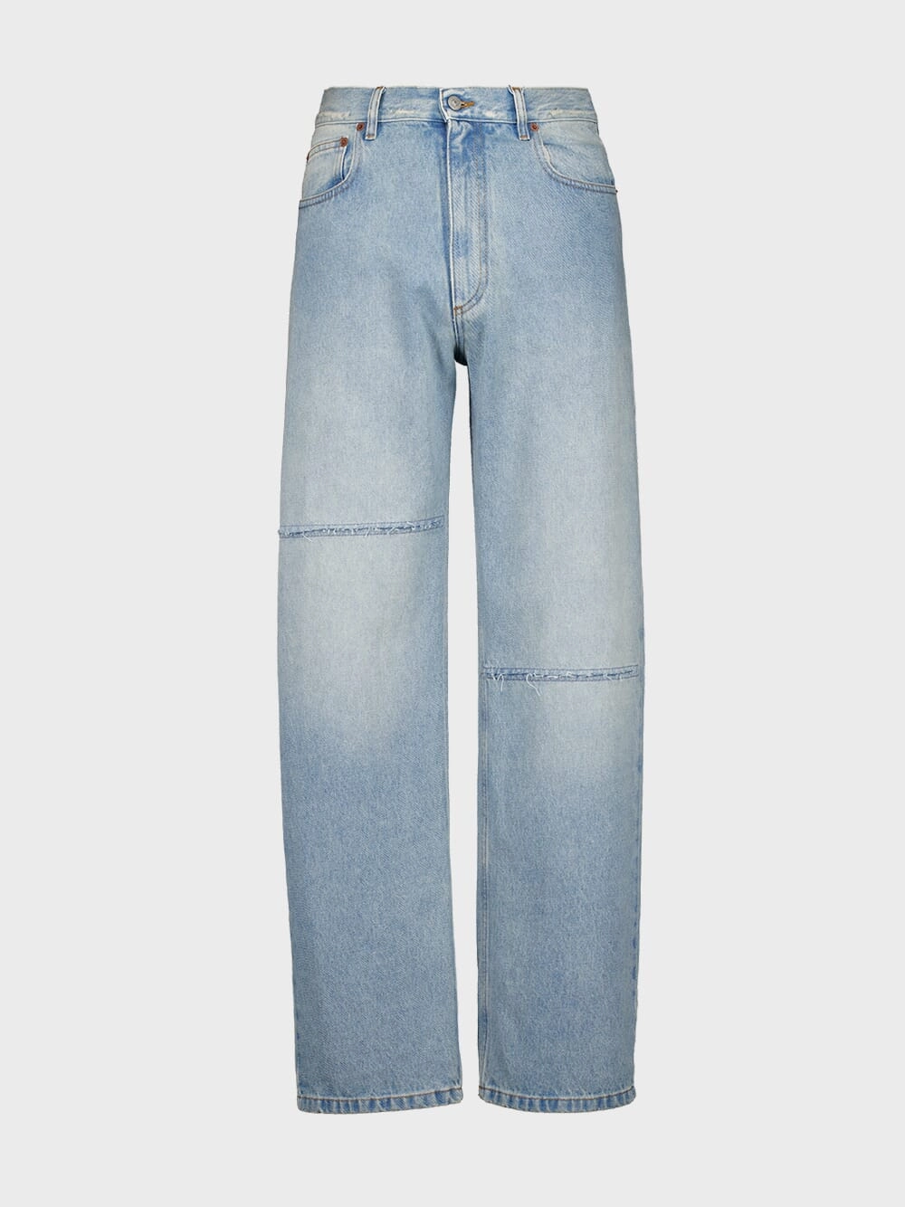 Light Blue High-Waisted Denim Trousers Bottoms Mens - cheap mens shorts online