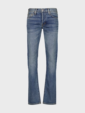 Light Blue Slim-Fit Jeans Bottoms Mens - cheap mens shorts online