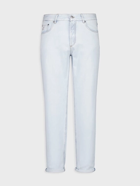 Light Blue Washed Cuffed-Hem Jeans Bottoms Mens - cheap mens shorts online