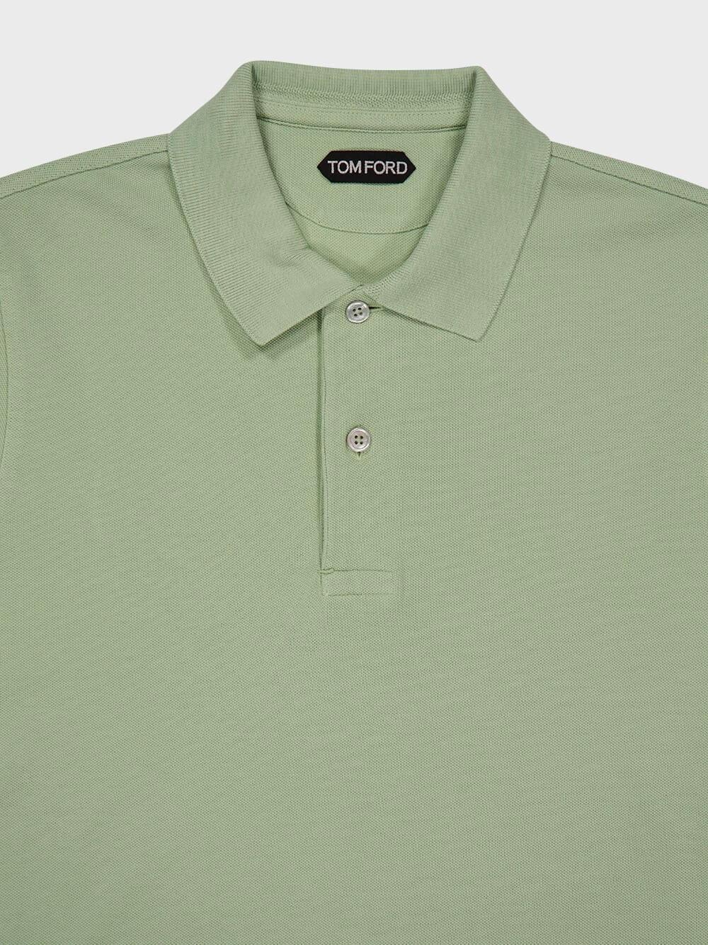 Light Green Tennis Piqu Polo Shirt