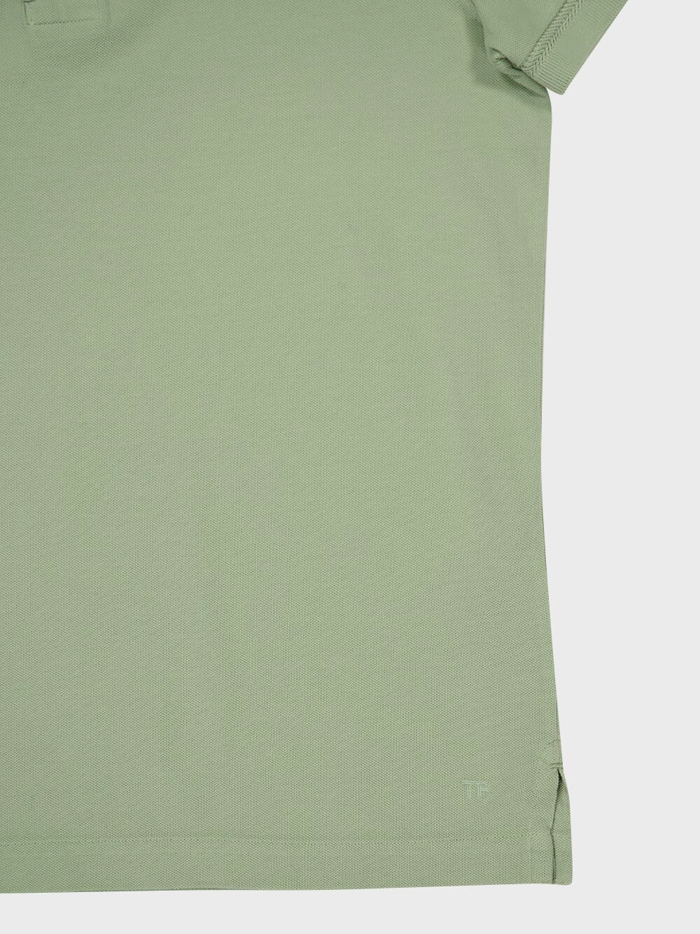Light Green Tennis Piqu Polo Shirt
