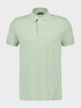 Light Green Tennis Piqu Polo Shirt Tops Mens - men's t-shirts outlet