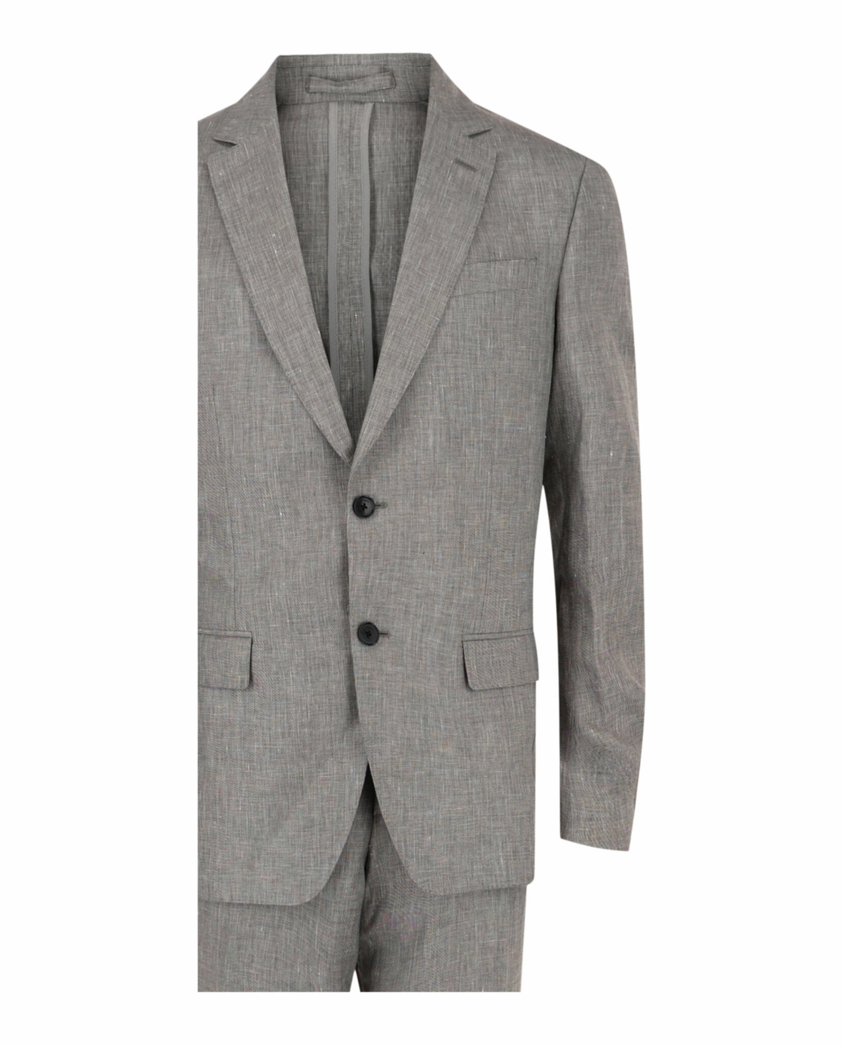 Linen-Blend Suit Set