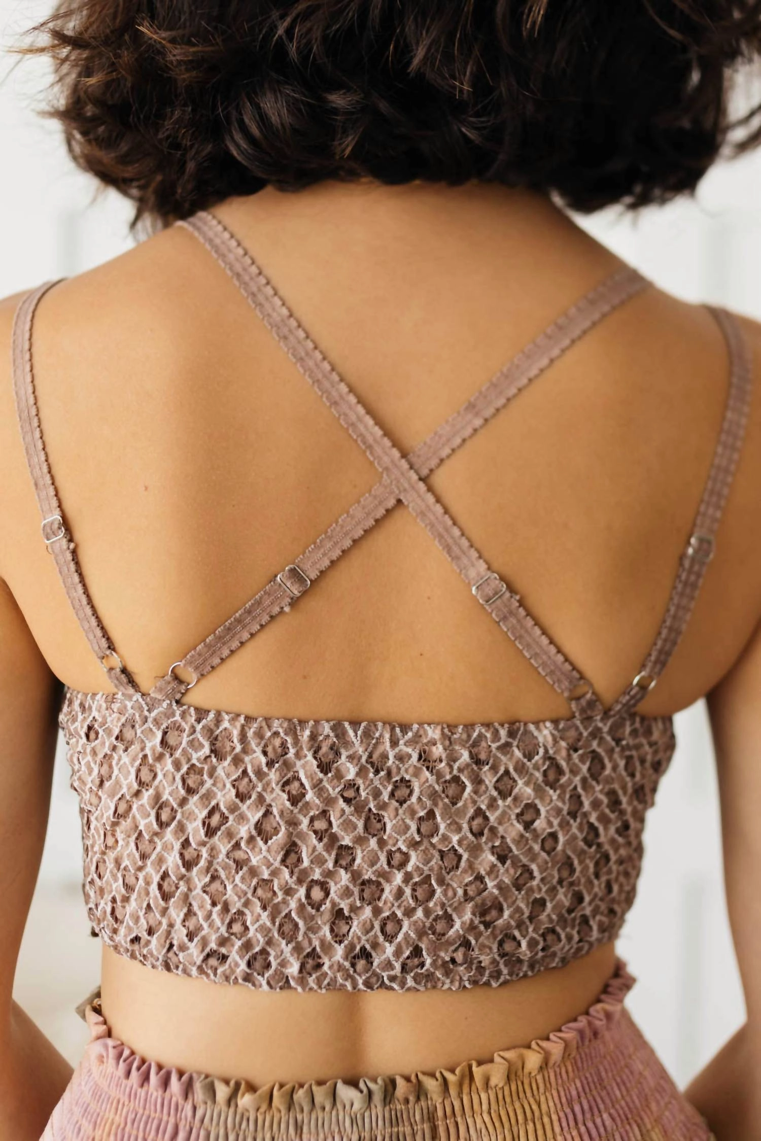 Live In Lace Bralette In Mauve