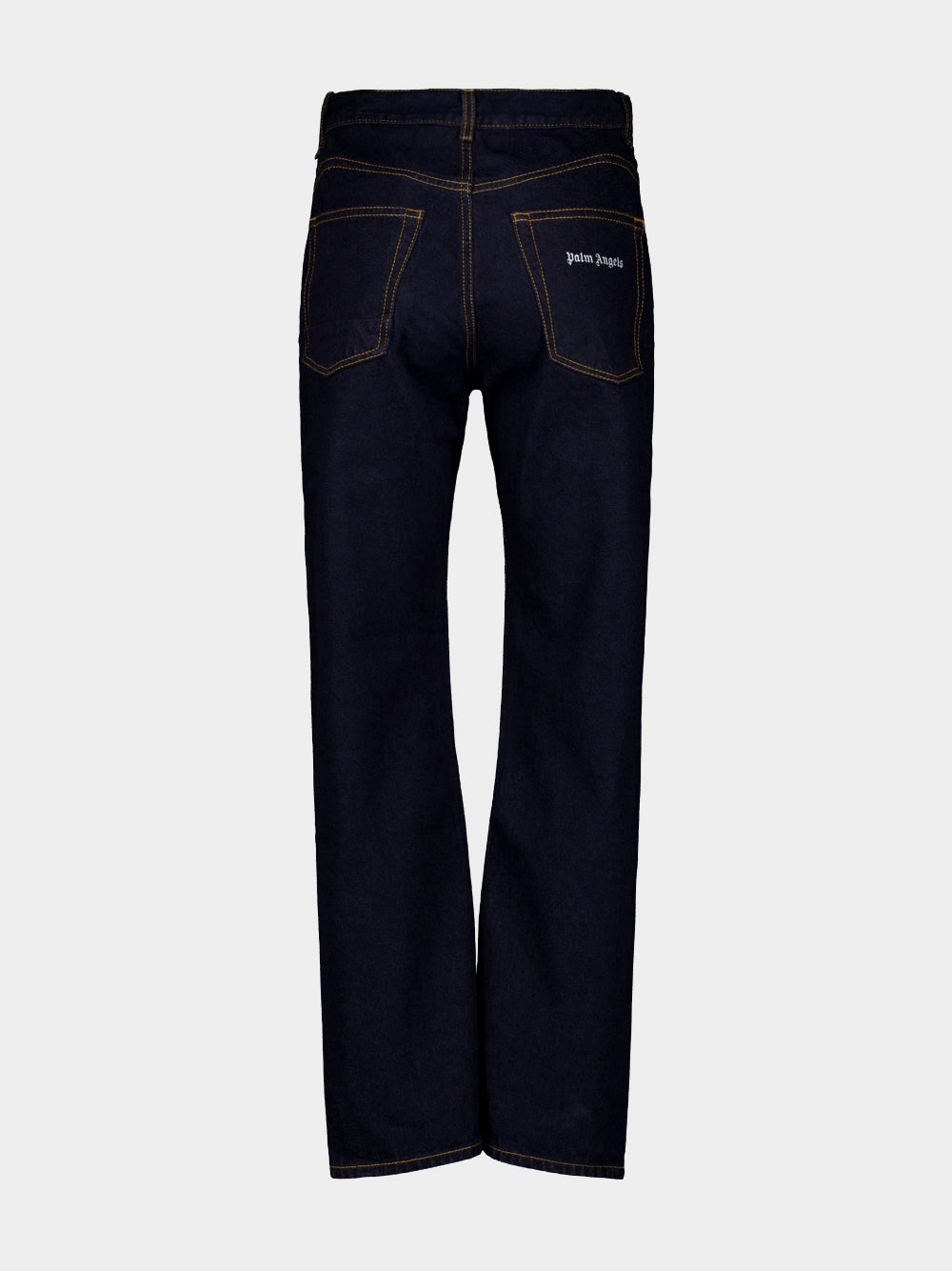 Logo-Embroidered Denim Jeans