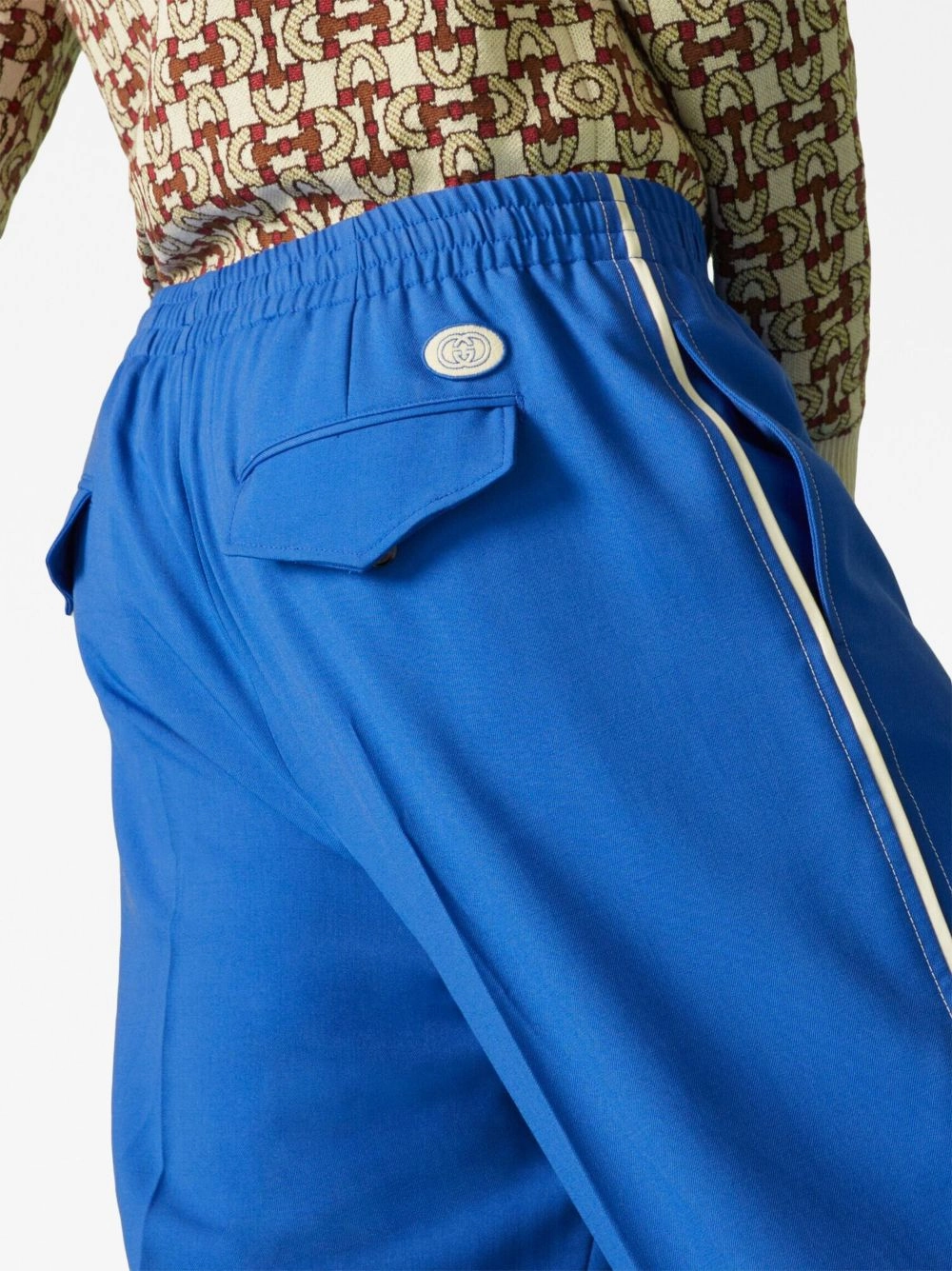 Logo-Patch Wide-Leg Trousers