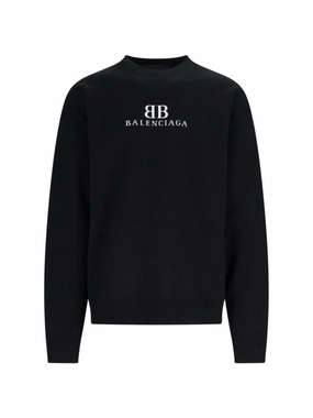 Logo Sweater ?C Black designer sweaters outlet