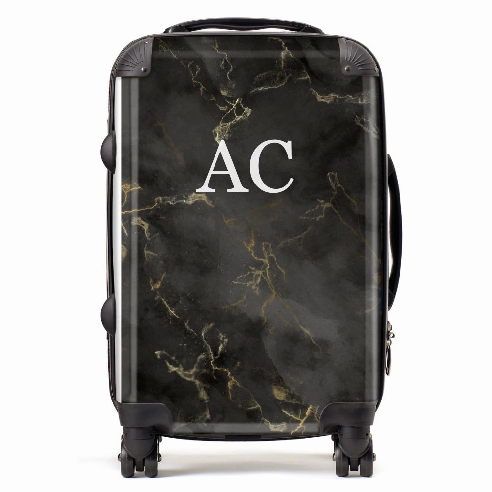 London Initials Graphic Personalised Suitcase