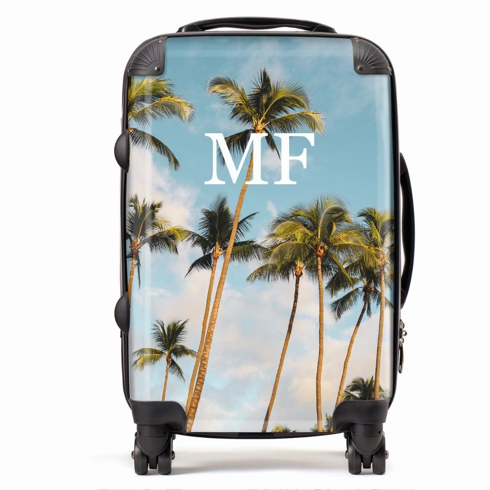 London Initials Graphic Personalised Suitcase